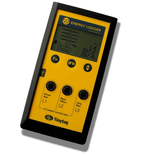 Energy logger kit, with standard size coils (85mm diameter), to monitor single and three phase power supplies. - Image 2