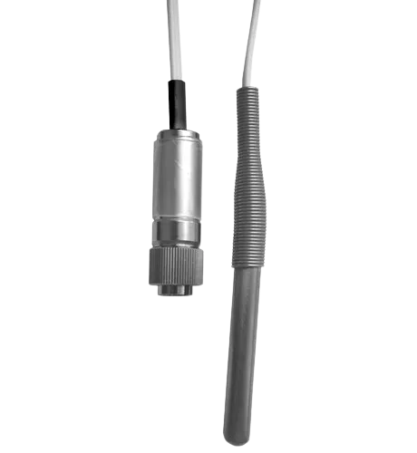 Flat cable wide range PT1000 probe 50mm x 6mm with a 1.5 or 3m cable