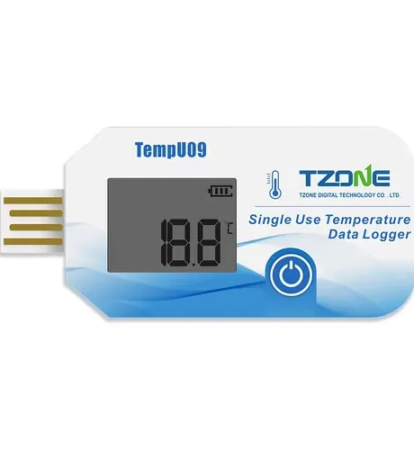 Single use PDF temperature data logger with display - Image 2